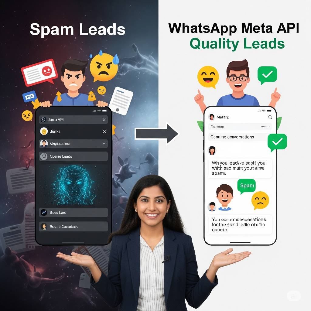 Read more about the article No more spam leads! Change the game with WhatsApp Meta API